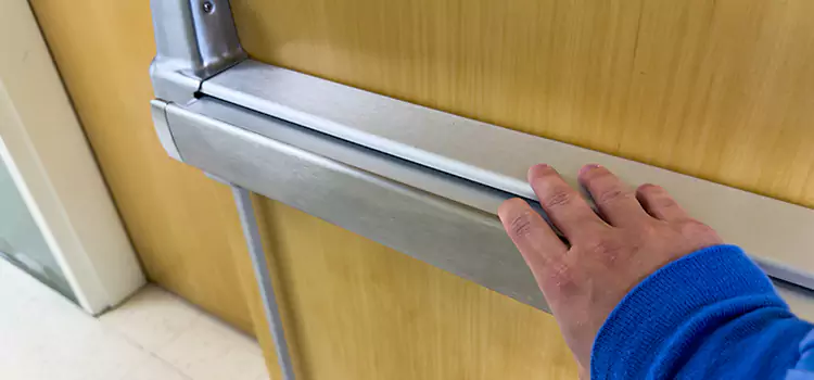Installing a Push Bar on a Door Bethesda
